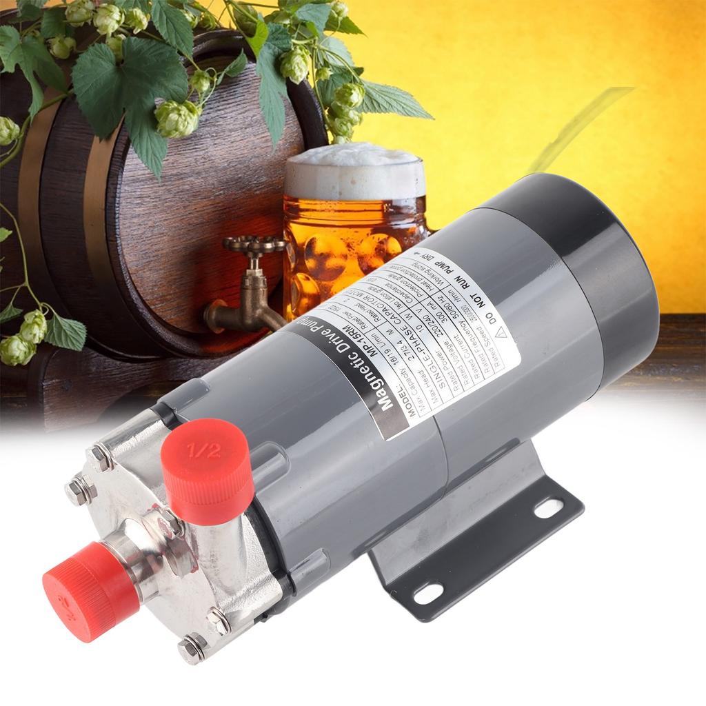 Rostfritt stål Högtemperaturbeständig Magnetisk Bryggölpump för Hembryggning