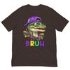 Mardigator Alligator Bruh Mardi Gras Costume Teens Boys Kids Tshirt