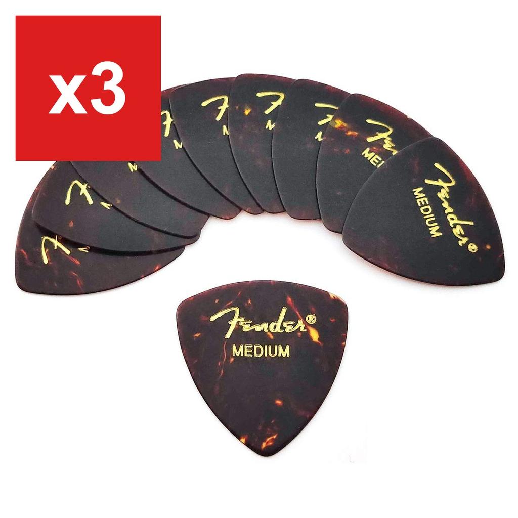 Guitar Picks Fender Triangle Medium Shell (10-Pack)