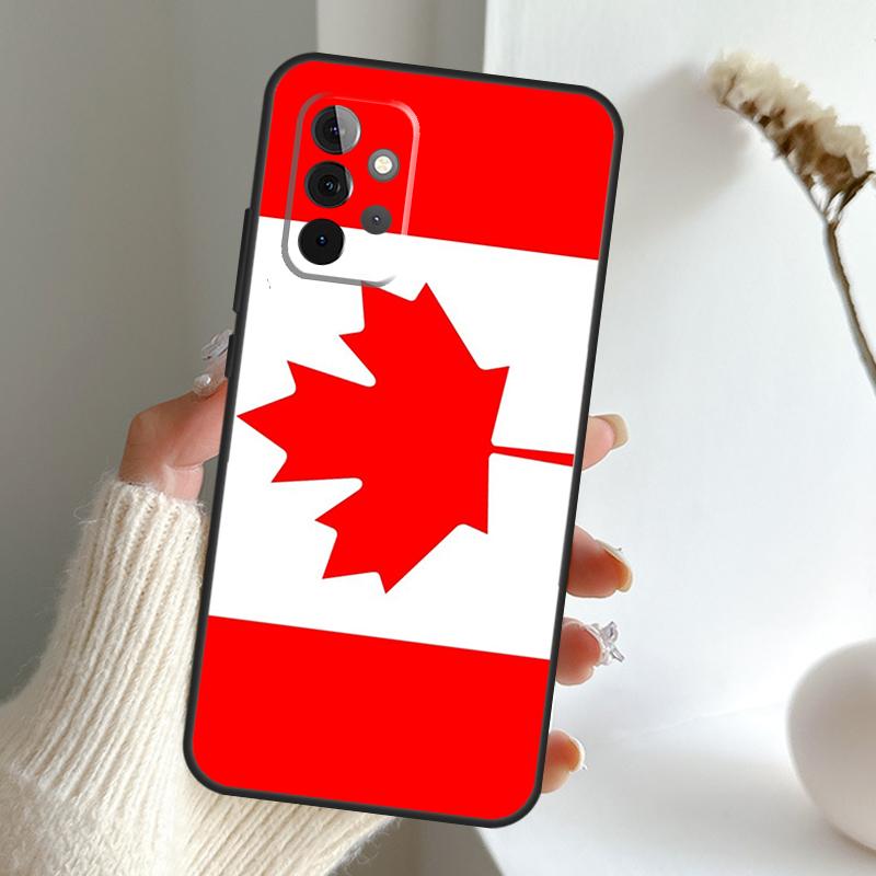 Canada Canadian Flag Case For Samsung Galaxy A13 A33 A53 A06 A17 A56 A36 A26 A16 A15 A35 A55 A34 A54 A52 A12 A32