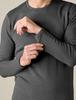 Warm Cold Weather Warm Long Sleeve Inner Shirt Dark Gray Thick 1 Piece Size (Lapasa) Innerwear, Underwear, Fleece-Lined, [2. (2) (Extra Shirt, Only),