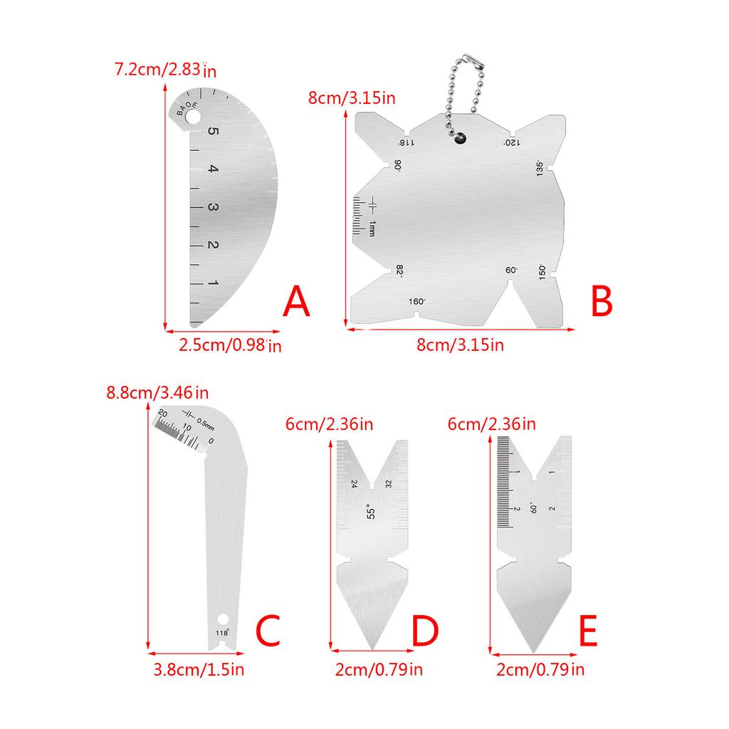 Advanced Electronic Weld Seam Gauges High-Precision Device Weld Seam Caliper Stainless Steel for Ensuring Flawless Welds