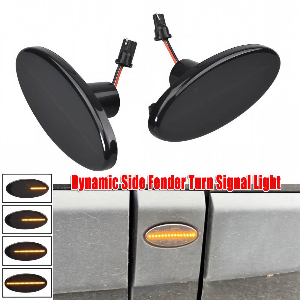 For 10+ Renault Master III Nissan NV400 Opel Movano B MK2 Amber LED Side Indicator Dynamic Turn Signal Repeater Light