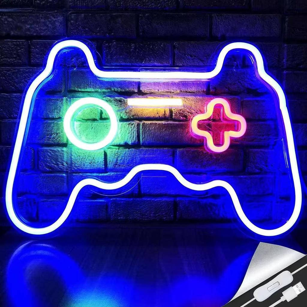 Neon Game Console Crown Bear Claw LED Light – Decorative Net Celebrity Mood Light