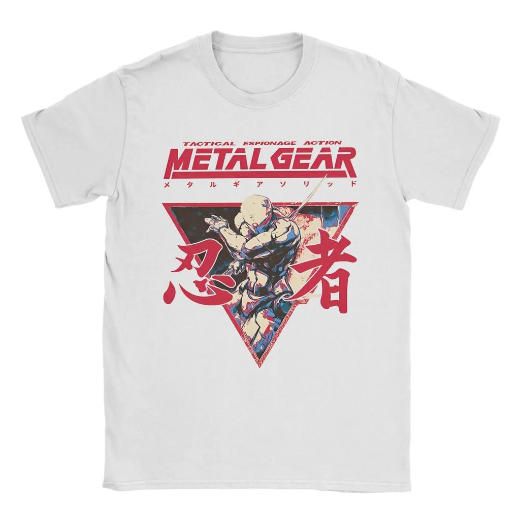 Bestseller Classic Action Game Metal Gear Solid Printed TShirt Unisex Loose Crew Neck Pure Cotton Short Sleeve Tshirt