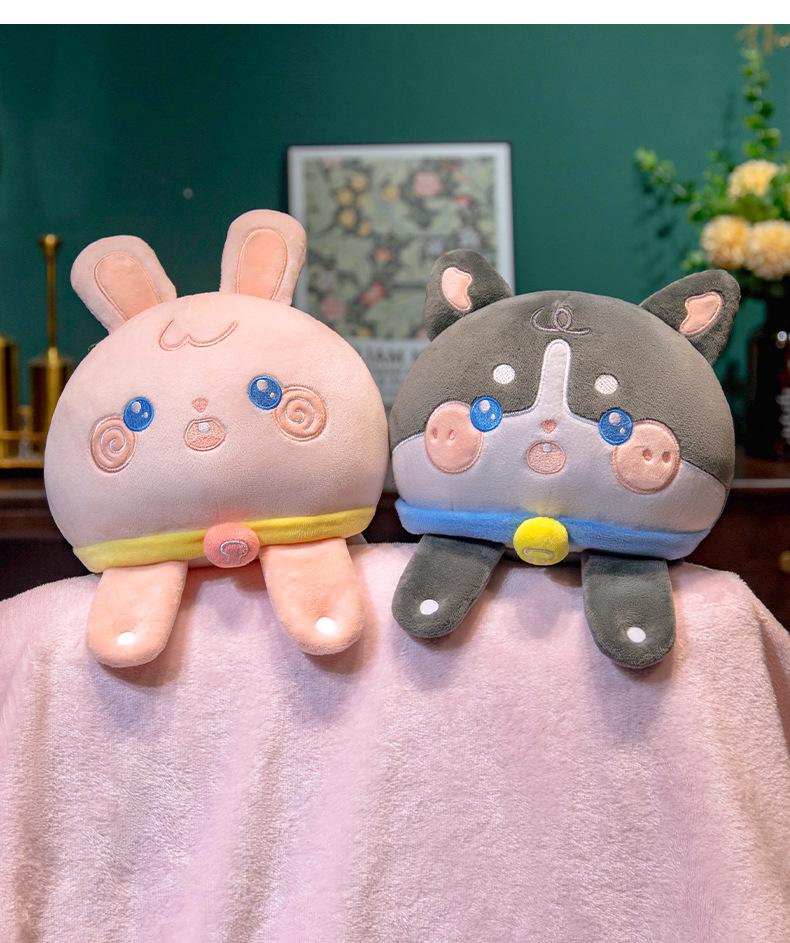 3D Cartoon Plush Doll Blanket - Office Nap & Air Conditioning Cover, Gift for All Ages