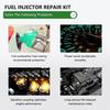 Updated Fuel Injector repair kit Includes O-rings, Pintle Caps, Filters Replacement Set Fit for Toyota 3VZE 3.0 V6 Engines For 4Runner T100 Pickups