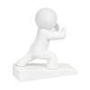 Jijijing Burr-free Doorstop, 3D Printed Stable Door Stop, One-Piece Molding Stopper, Kicking Man Design Doorstop Protects Walls Furniture