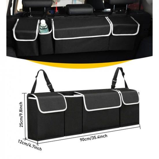 Oxford Trunk Cargo Storage Organizer Universal Bag for Hook Car Rear 4PC EOA