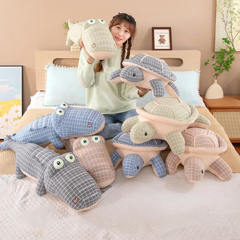 Adorable Plush Turtle And Crocodile Stuffed Animal Toys For Kids Perfect For Sleep And Play