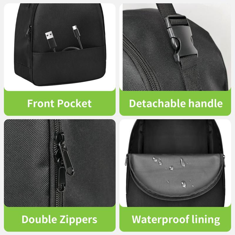 Portable Fan Carrying Case for Outdoor Camping Protective Storage Bag with Handle For Turbo Fan Travel Picnic Beach 25.5*13*30cm