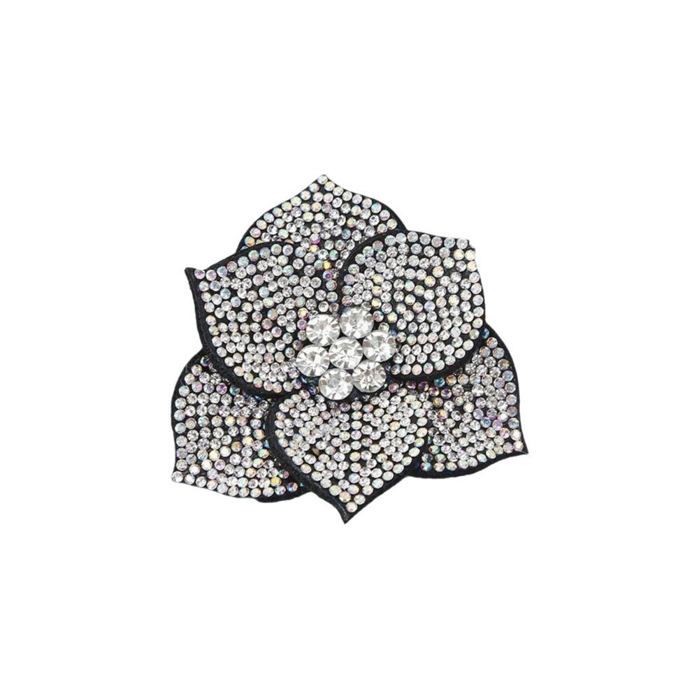DIY Craft Flower Brooch Fabrics 3D Rose Brooch Fabrics Headband Accessories Fabrics 1