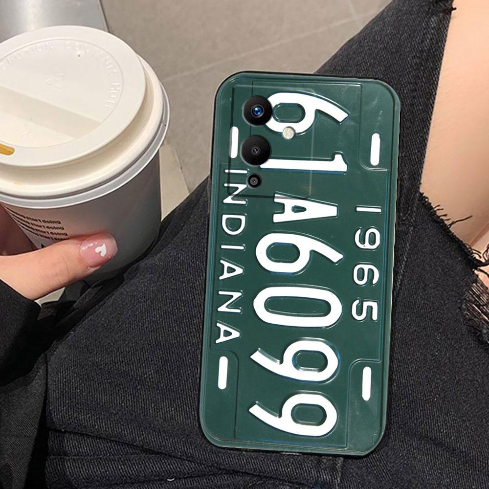 Lucky License Plate Number Phone Case For Infinix TECNO POP SPARK SMART 6 7 8 9 CAMON 40 30 30S 15 16 17 20 20C Pro Case Cover