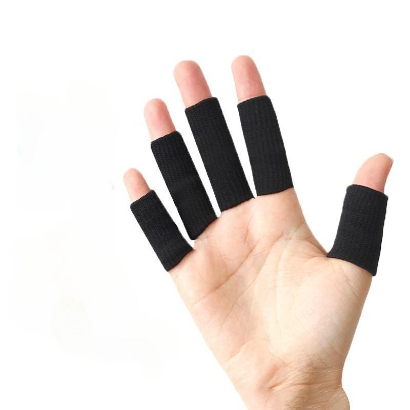 6/12pcs, Black Sports Grip Bandage Cover Wraps Tapes Nonwoven Waterproof Self Adhesive Finger Protection Home Accessories