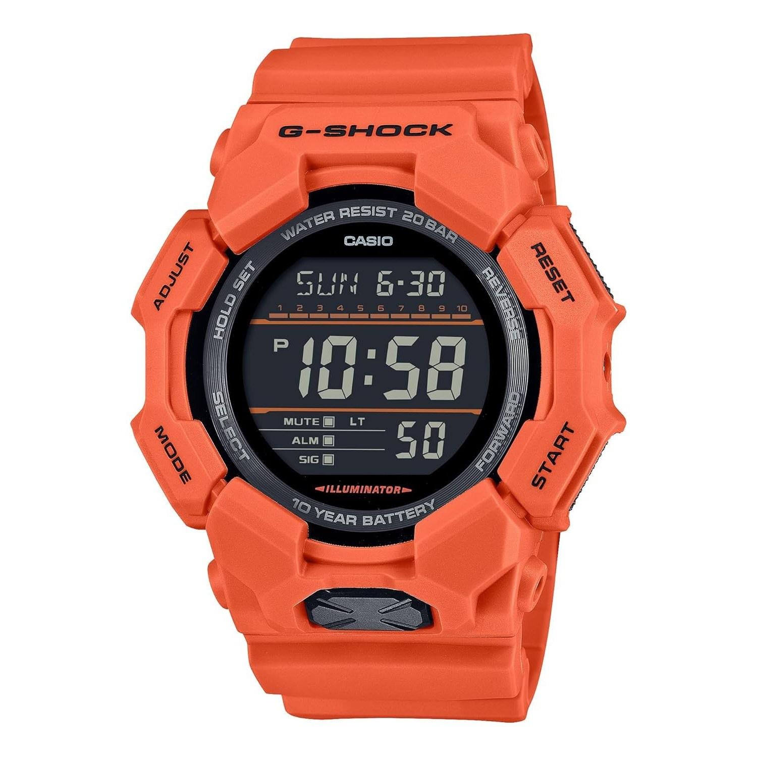 Casio wristwatch G-Shock domestic genuine product long life battery biomass plastic used GD-010-4JF mens orange