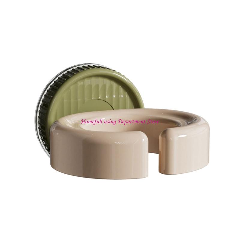  Space Saving Wall Mounted Hair Dryer Bracket In Sturdy Plastic Materials for Easy Access In Bathrooms and Other Area