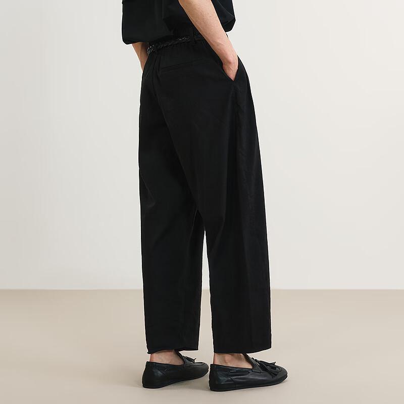 CROQUIS Men's 2025 Summer Loose Fit Curved Casual Pants