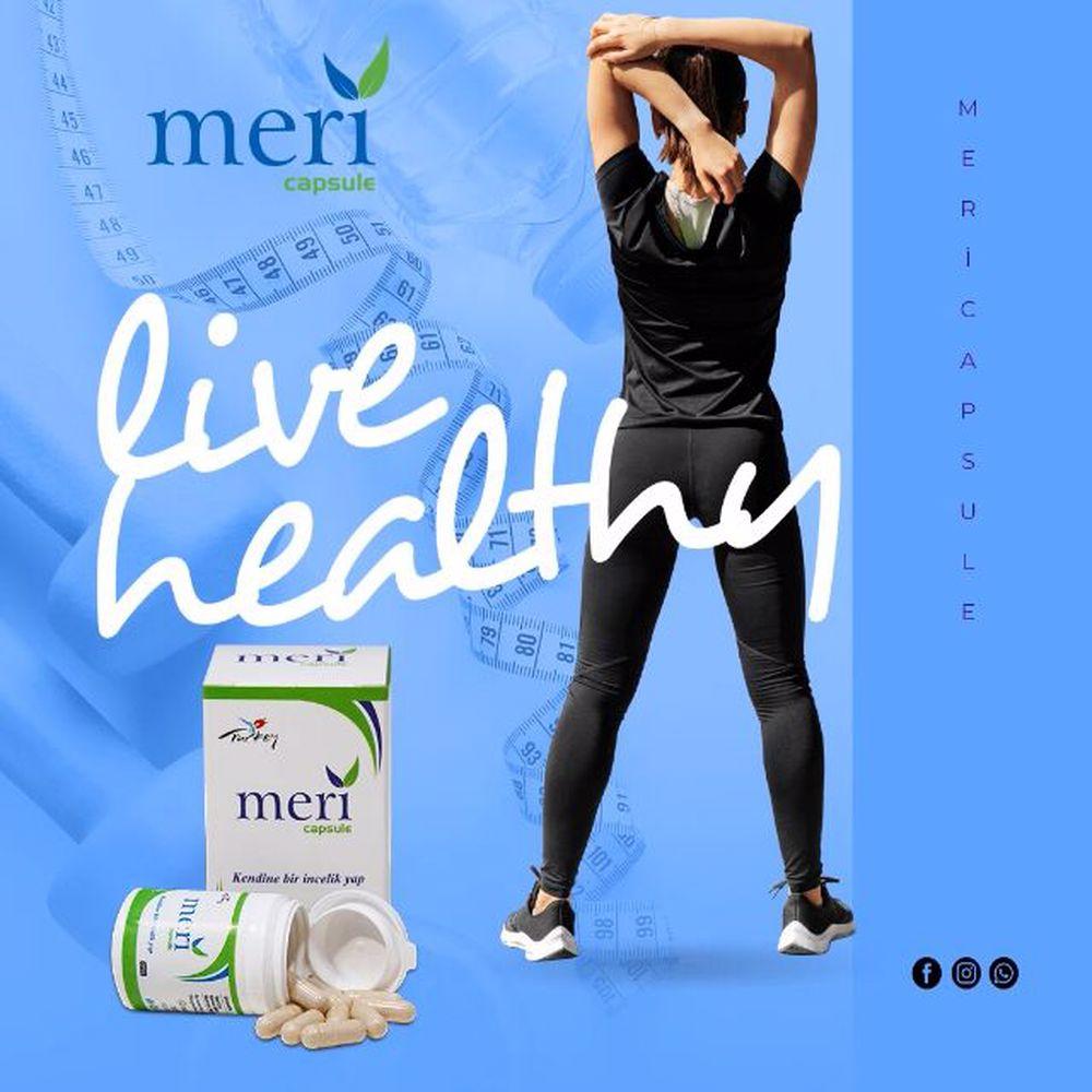 Meri Detox 1 méregtelenítő kapszula csomag 30 db-os Detox tea gyógynövénykeverék Egészséges élet, zsíros élet hatékony zsírégető