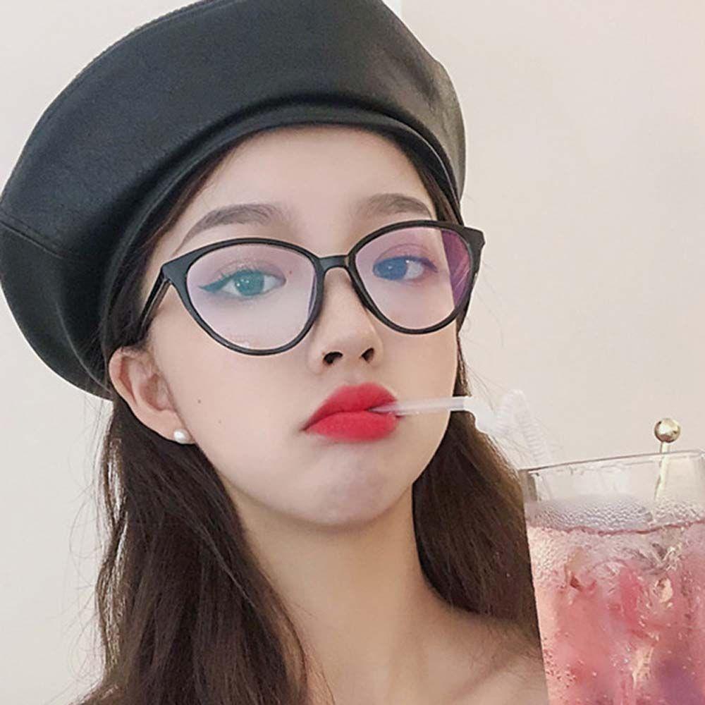 Lens Transparent Square Eyeglasses Korean Style Glasses Frame Cat Eye Glasses Women Eyeglasses
