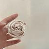 Gothic Elegant Big Rose Flower Clavicle Chain Necklace Women Wedding Bridal Sexy Adjustable Choker Jewelry Y2K Accessory