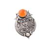 Natural Orange Carnelian Gemstone 925 Sterling Silver Handmade Necklace Pendant CP-22-39
