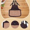Apron Adjustable Strap Multipurpose Front Pocket for Women Men Server Cafe Studio Crafting