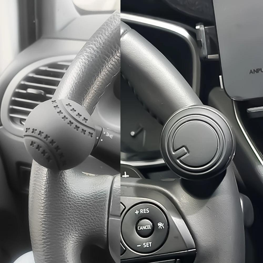 Knob Metal Bearing Power Handle Ball Shaped Turning Steering Wheel Booster 360° Rotation Spinner