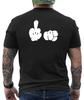 F  You Fingers  Funny Joking Graphic Design  T- Shirt