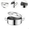 Topf mit Trennwand, chinesischer Deckel, 2-seitiger Suppentopf, dick, Küchenkochgeschirr, Kochen