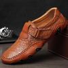 New Moccasins For Men Crocodile Men's Shoes Breathable Large Size Men's Driving Shoes