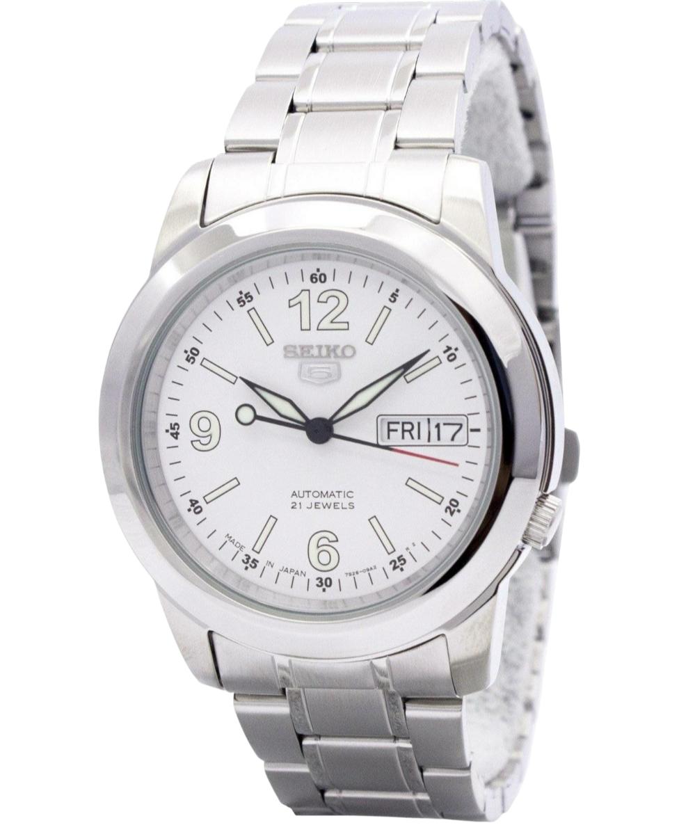 Мужские часы Seiko 5 Автоматические Аналоговые День и Дата SNKE57J1 белый