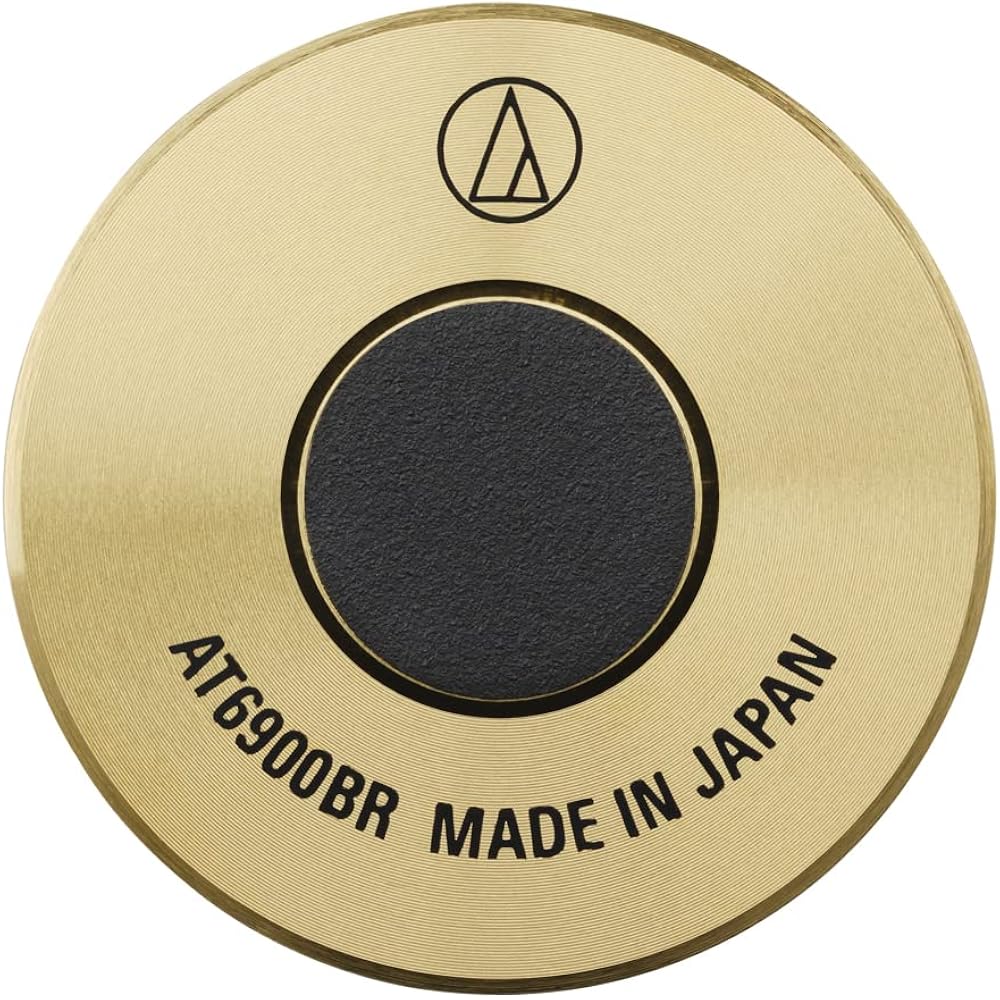 Audio-Technica AT6900BR Hybrid Insulator Speaker Spike Insulator 3 Layer Construction 6 Pcs 1 Pai...