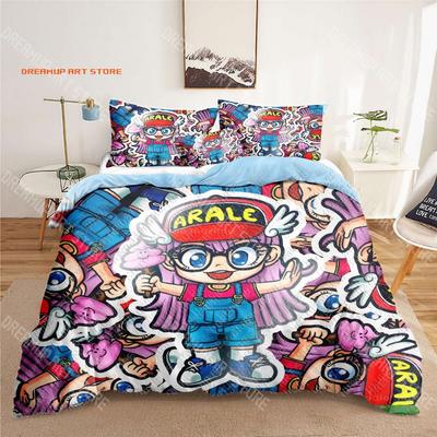 Arale 3D Bedding Sets Print Norimaki Duvet Cover Adults_ Children Bed Comforter Birthday Gift Dropshipping