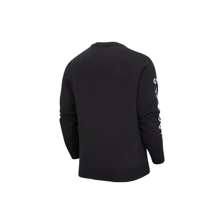 Nike Sweatshirts Unisex Black Crew Neck Moderate Regular DJ0466-011