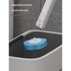 Disposable Antibacterial Toilet Brush Head - Polishing and Cleaning Tool