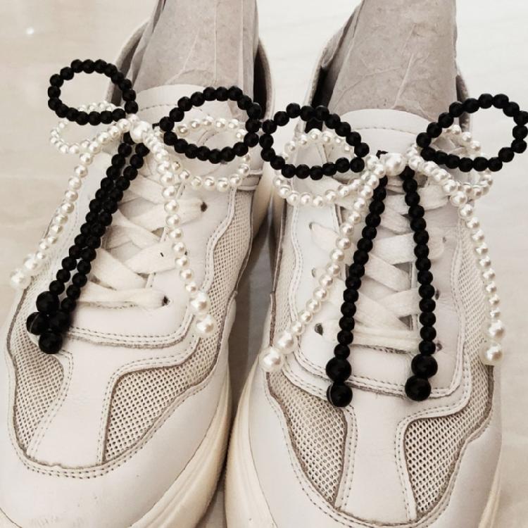 Bowknot Charm for Jewelry Making DIYs Craft Supplies Pearl Bows Shoe Buckle Decors