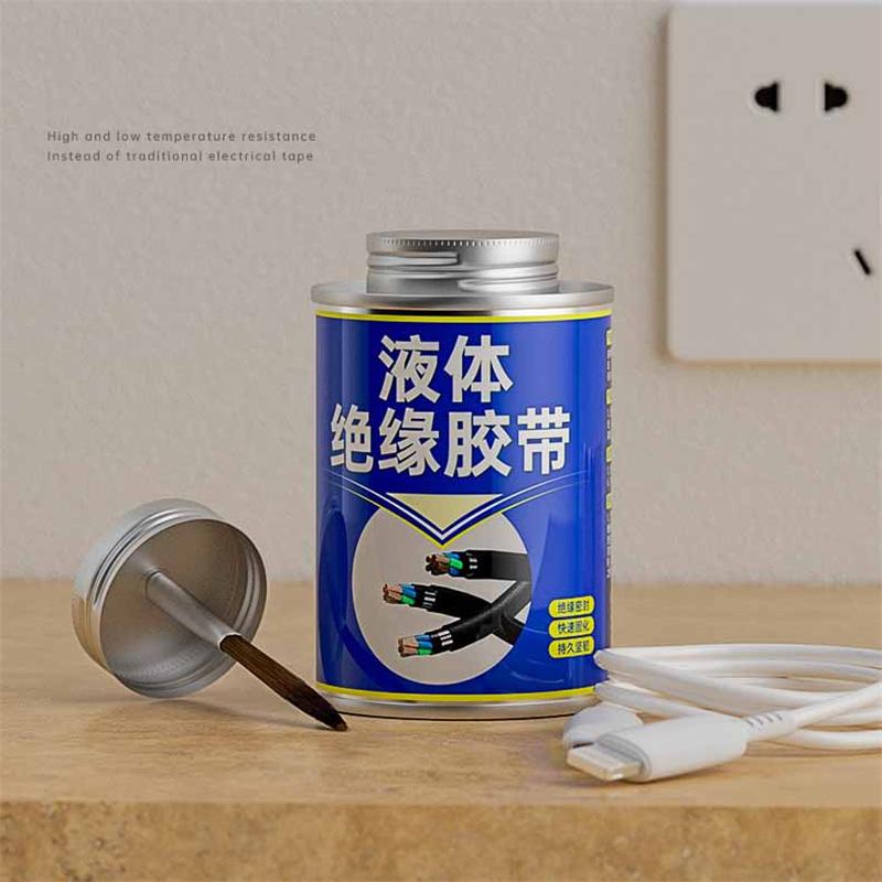 Liquid Electrical Tape Waterproof Sealant for Wires & Data Cables Insulating Flame Retardant Heat Resistant Anti-Leakage Flexible Rubber Coating