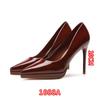 Korean Style Patent Leather Stiletto Heels - Sexy, Pointed Toe, Women's Fairy Style Shoes