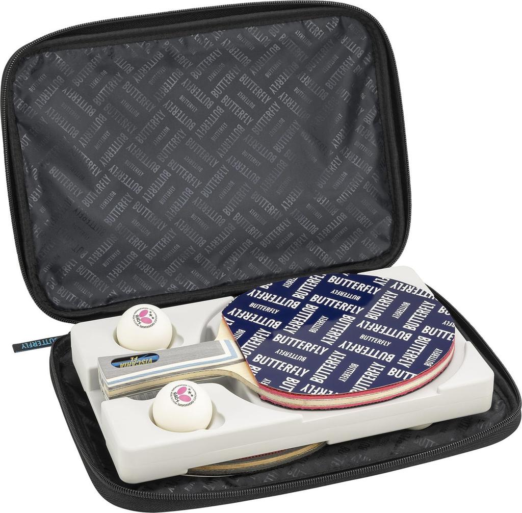 Butterfly Tischtennis Schläger YT Hält 2 63400 Rose Koffer, Koffer, Schläger,