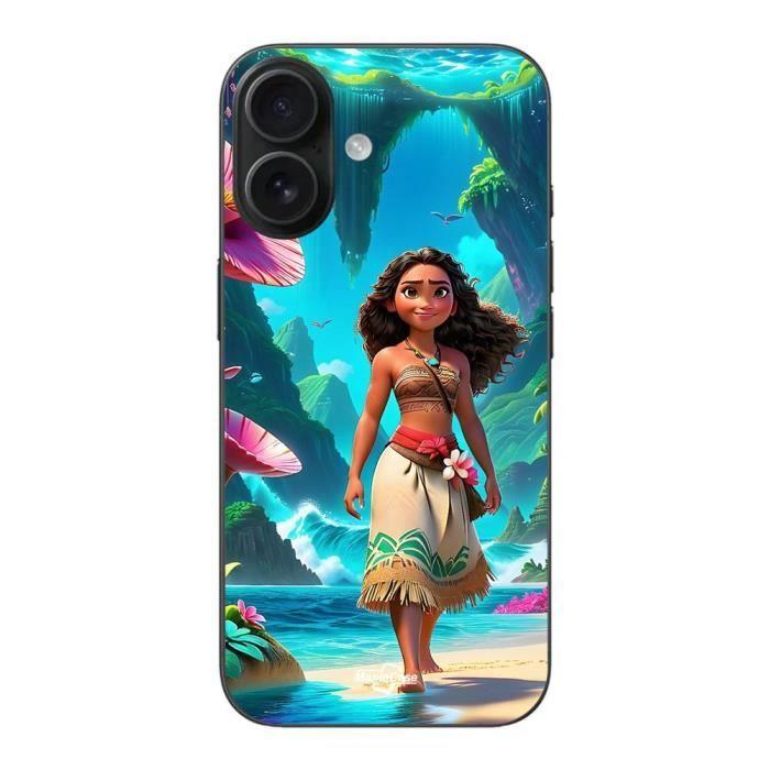 Coque - Maniacase - Iphone 16 - Art Anime - Souple - Noir
