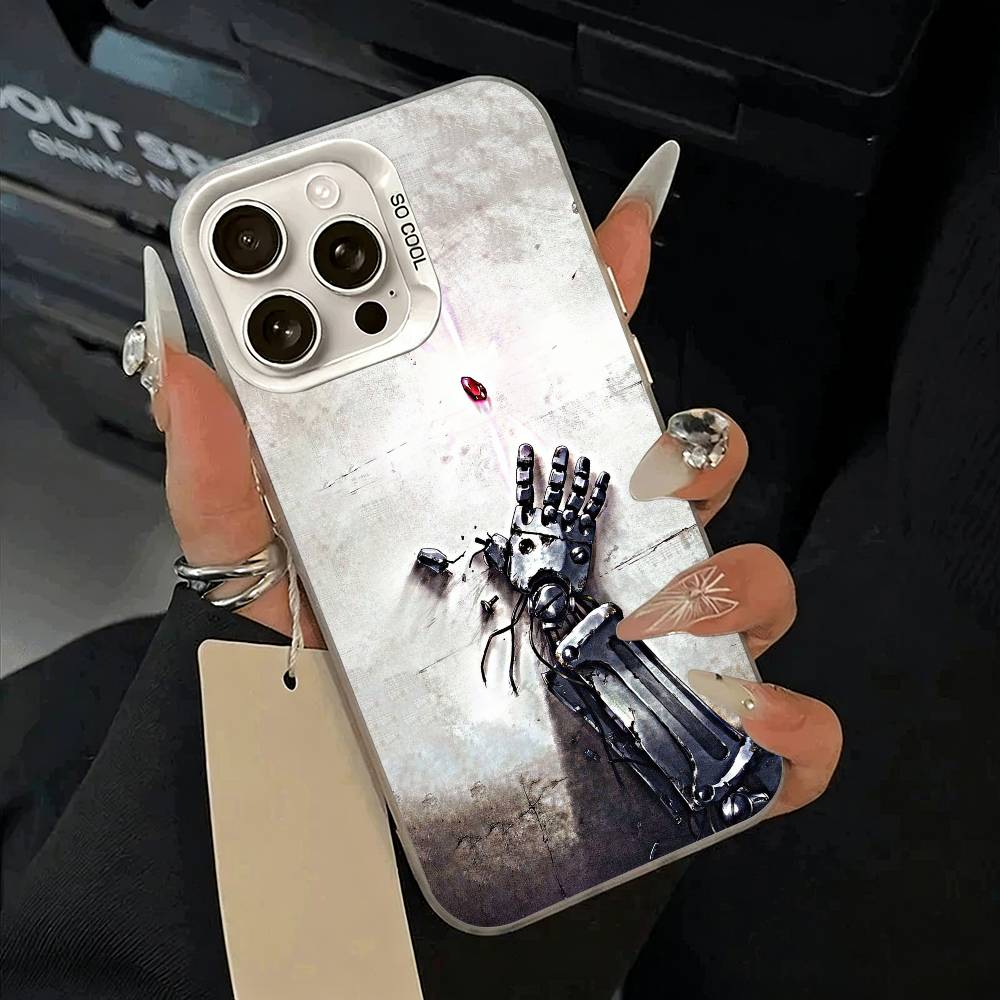 Beliebtes Anime-F-Fullmetal -Alchemist Handyhülle Für IPhone 17 Air 16 15 14 13 12 11 Pro Max Weiß  Silber  Hartschale