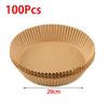 20/50/100Pcs Non-Stick Air Fryer Paper Oil Proof Frying Paper  for Steamer Muffin Cupcake