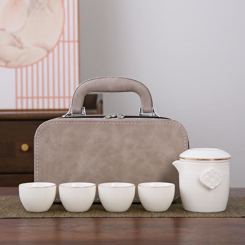Portable Ceramic Chinese Tea Set