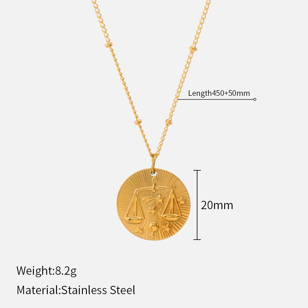 Moderne Sternbild-Anhänger-Halskette Minimalistisches Vielseitiges Kleines Design Schmuck