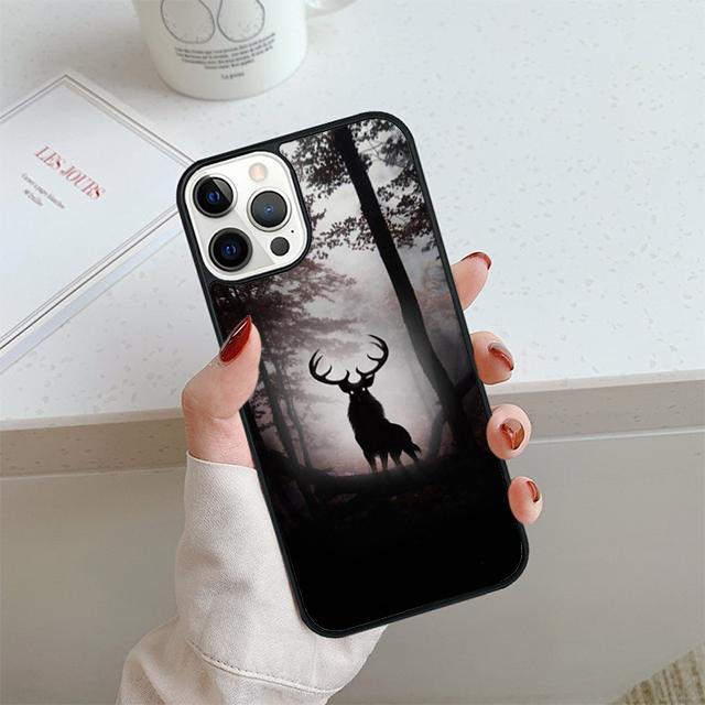 STUNNING DEER Animal Phone Case For iPhone 17 Air 14 15 16 13 12 Cover For Apple 14 15 16 Pro Max Plus Coque