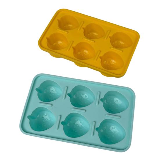 Silikon-Eiswürfelform mit Deckel, lebensmittelecht, leicht zu lösend, für Erdbeer- und Herzformen, auslaufsichere Gefrierform für Cocktails und Kaffee