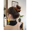 New Knitted Hairpin Female Milk Curry Sweet Casual All-match Bow Hairpin Hair Pans Hair Ball Hair Accessories