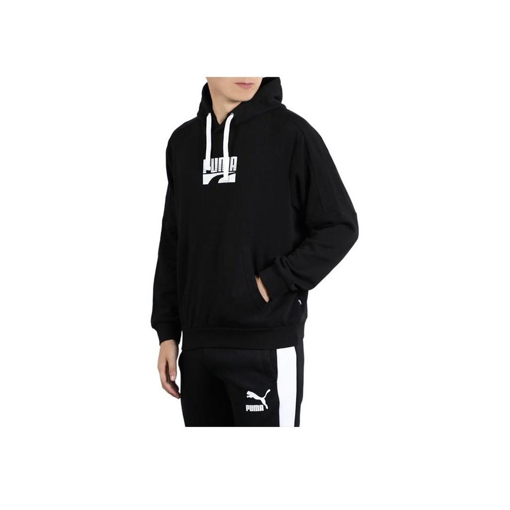 Puma Knit Sport Hoodie Men Hoodies Black 581664-01