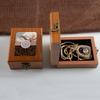 Pedant Wooden Jewelry Box Bracelet Necklace Vintage Trinket Case Jewelry Display Box  Dust-proof