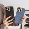Leder-Telefonhülle für iPhone 13 11 12 14 15 Pro Max 15 Plus Galvanisierter Rahmen Lammfell-Telefonhülle für IPHON 13 14 15 Promax